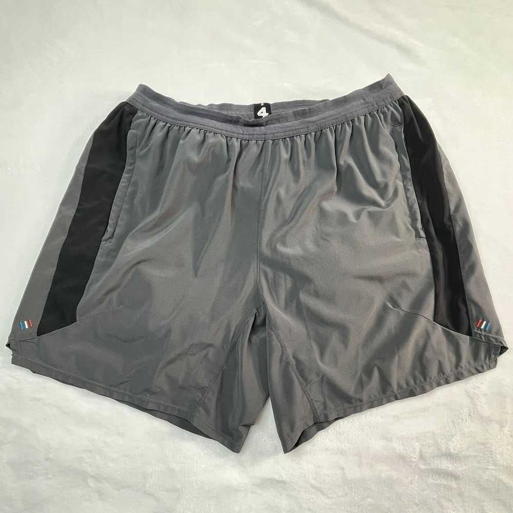 FOURLAPS Distance Mens L Shorts RE-UP Lined Shorts Gray